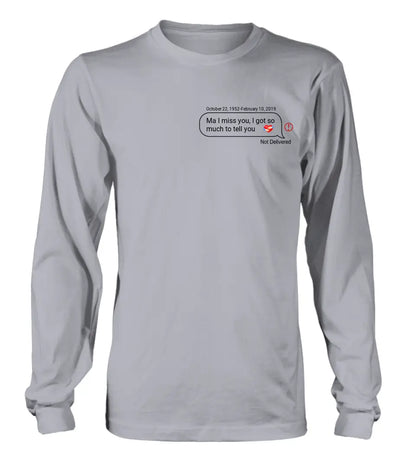 Personalized Memorial Chat Box Shirt/Hoodie - Memorial Gift Idea