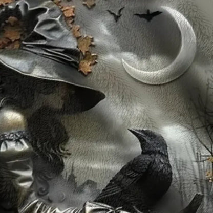 Personalized Witch Fleece Throw Blanket & Quilt - Halloween/Birthday Gift Idea For Friends, Witch Lovers