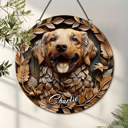 Custom Personalized Dog Metal Sign - Gift Idea For Dog Owner