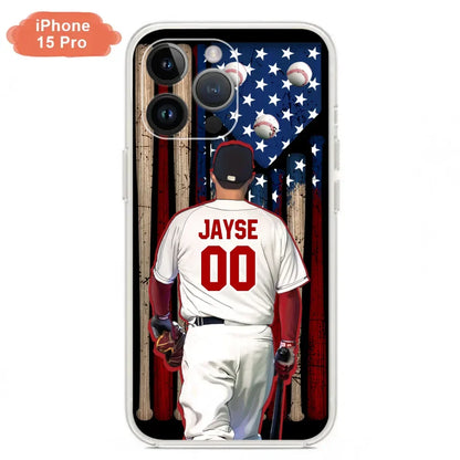 Custom Personalized Baseball Phone Case - Best Gift Idea For Baseball Lovers