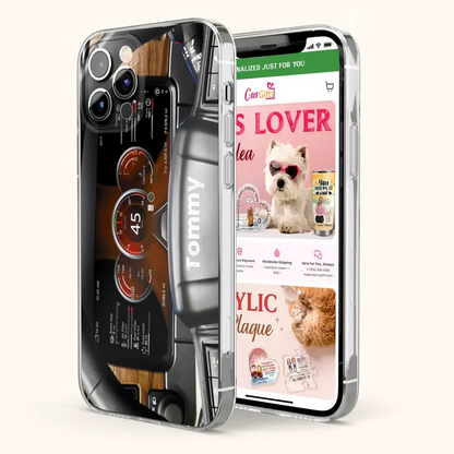 Personalized Truck Dashboard Phone Case - Case For Iphone, Samsung and Xiaomi - 6D8KY1