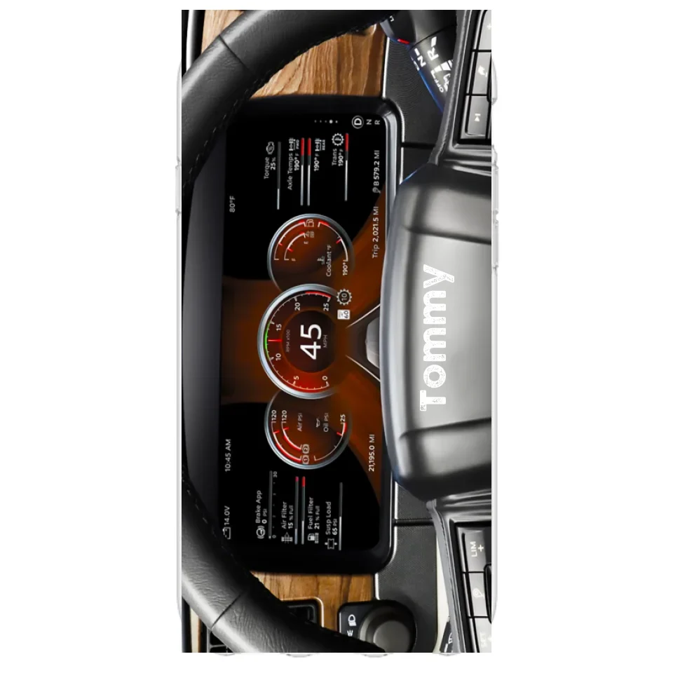 Personalized Truck Dashboard Phone Case - Case For Iphone, Samsung and Xiaomi - 6D8KY1