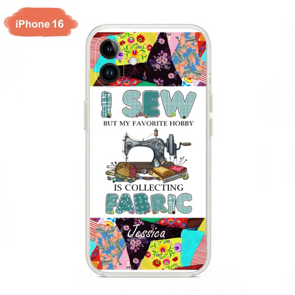 Custom Personalized Sewing Machine Phone Case - Gift Idea For Sewing Lovers - Case For iPhone, Samsung and Xiaomi - 8WU8I3
