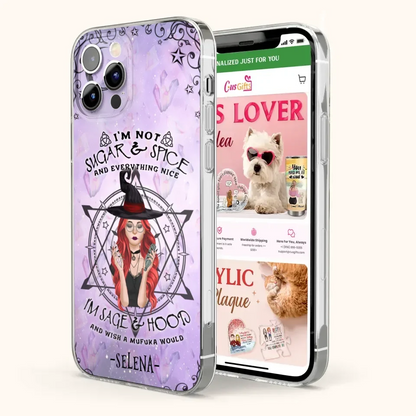 Custom Personalized Witch Phone Case - Best Halloween Gift - Case For iPhone And Samsung - 
 DFESX1
