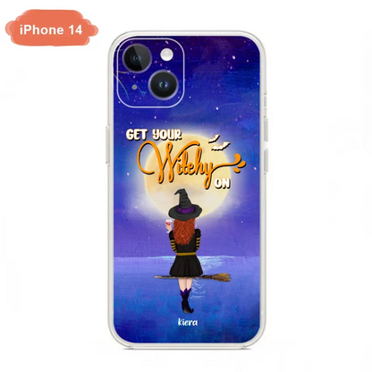 Custom Personalized Witchy Phone Case - Up to 4 Witches- Get Your Witchy On - Phone Case For iPhone, Samsung - OCEL9Z