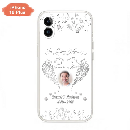 Personalized Memorial Photo Phone Case - Memorial Gift Idea - In Loving Memory