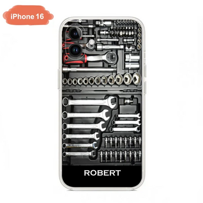 Custom Personalized Mechanic Toolbox Phone Case - Case For iPhone, Samsung And Xiaomi - RCT18X