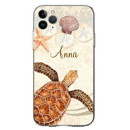 Custom Personalized Sea Turtle Phone Case - Best Gift For Turtle Lover's - Case For iPhone, Samsung and Xiaomi - DTJ0EN