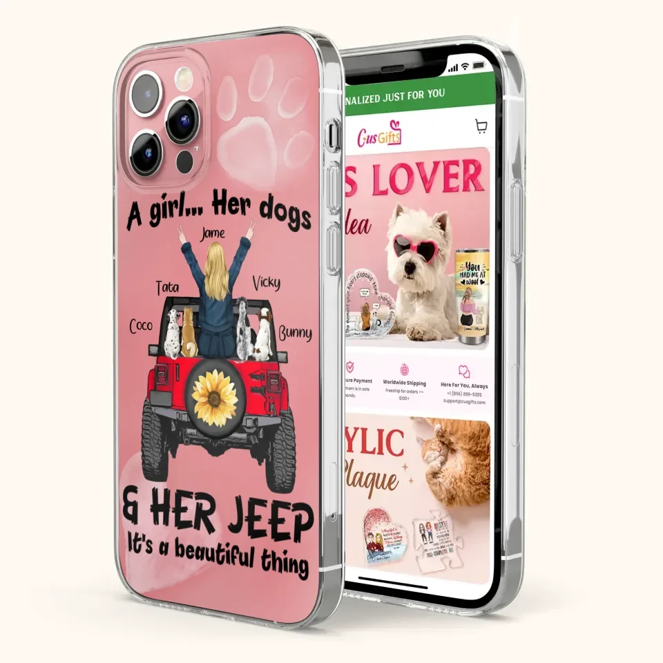 Personalized Dog Mom & Off-road Phone case - Case For Iphone and Samsung - 2OTN07