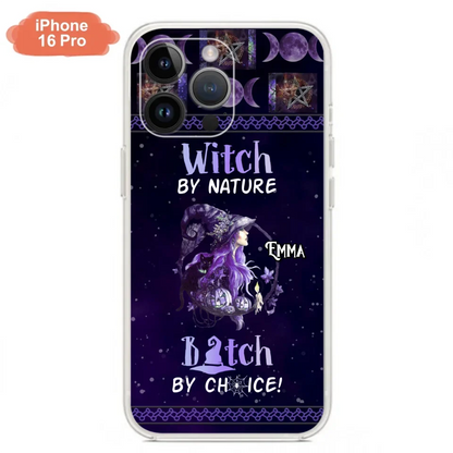 Custom Personalized Witch Phone Case - Halloween Gift Idea For Friends - Case for iPhone & Samsung