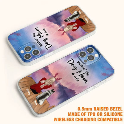 Custom Personalized Family Christmas Phone Case - Life Is Better With Dogs
