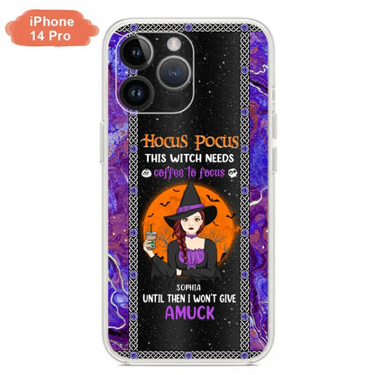Custom Personalized Witch Phone Case - Halloween Gift Idea For Friends - Hocus Pocus - Case for iPhone & Samsung