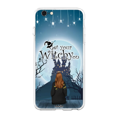 Custom Personalized Witch Phone Case - Upto 4 Witches - Best Gift For Friends - Get Your Witchy on - Case For iPhone And Samsung