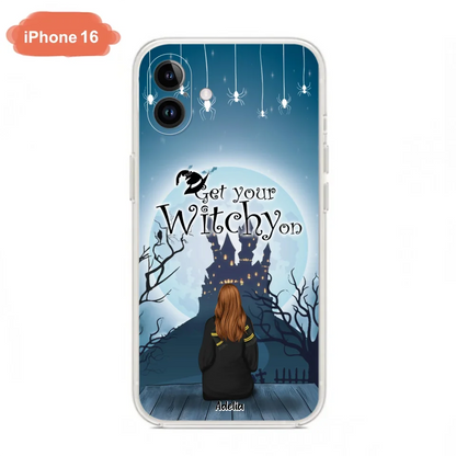 Custom Personalized Witch Phone Case - Upto 4 Witches - Best Gift For Friends - Get Your Witchy on - Case For iPhone And Samsung
