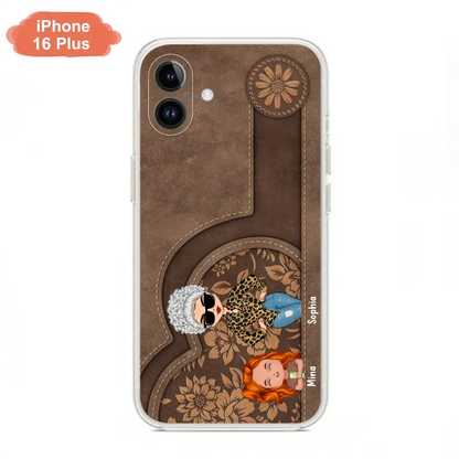 Custom Personalized Grandma Phone Case - Up to 5 Kids - Gift Idea For Grandma/Mother's Day - Case For iPhone And Samsung