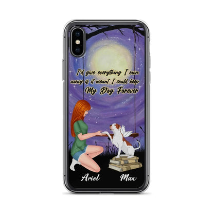 Custom Personalized Dog Mom Phone Case - Gift Idea For Dog Mom/ Dog Lover - When I Needed A Hand I Found Your Paw - Case For iPhone And Samsung