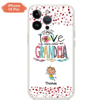 Custom Personalized Blessed To Be Called Nana Phone Case - Upto 5 Kids - Gift Idea For Nana/ Mama/Kids - Case For iPhone And Samsung