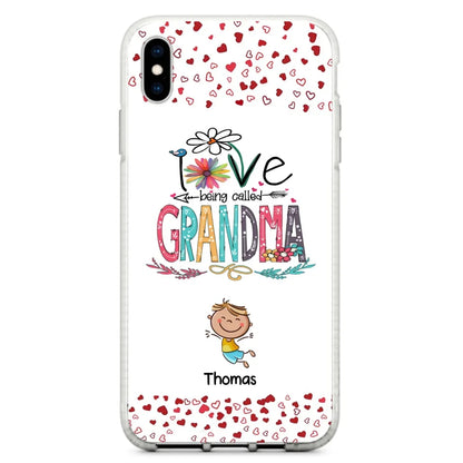Custom Personalized Blessed To Be Called Nana Phone Case - Upto 5 Kids - Gift Idea For Nana/ Mama/Kids - Case For iPhone And Samsung