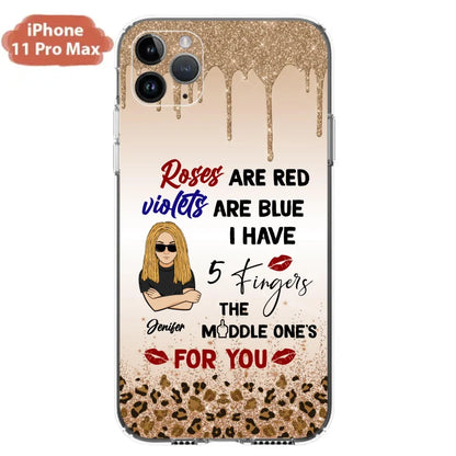 Custom Personalized iPhone and Samsung Case - Gift For Birthday/ Friends - Rose Are Red, Violets Are Blue