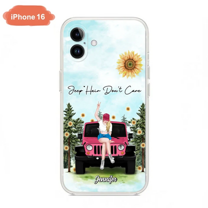 Custom Personalized Off-road Girl Phone Case For iPhone & Samsung - Gift For Off-road Lover