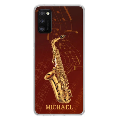 Custom Personalized Saxophone Phone Case For iPhone, Samsung and Xiaomi