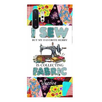 Custom Personalized Sewing Machine Phone Case - Gift Idea For Sewing Lovers - Case For iPhone, Samsung and Xiaomi - 8WU8I3