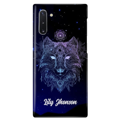 Custom Personalized Wolf Mandala Phone Case - Best Gift For Wolf Lover's - Case For iPhone, Samsung and Xiaomi - TOMO90