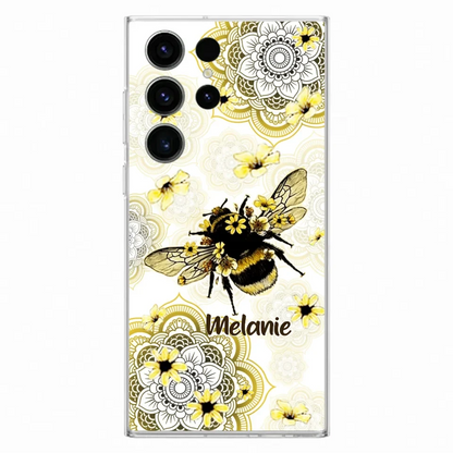 Custom Personalized Bee Phone Case - Upto 5 Bees - Gift For Bee Lovers
