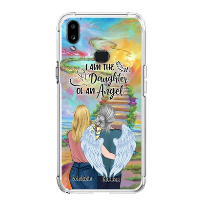 Custom Personalized Mom In The Heaven Phone Case - Mom And Daughter - Best Memorial Gift - Phone Case For iPhone And Samsung