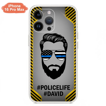 Custom Personalized Policelife Phone Case - Best Gift for Dads - For iPhone And Samsung - NTQYR8