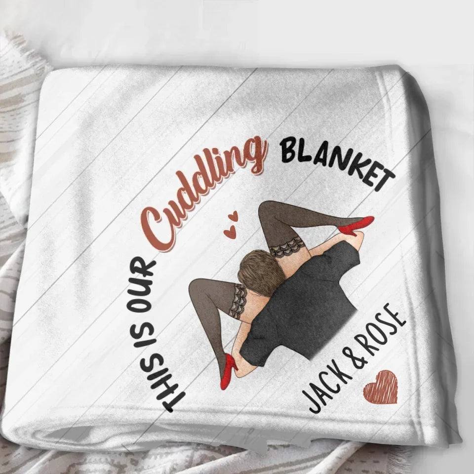Personalized Couple Fleece Throw Blanket/Quilt - I Licked It So...It's Mine - Christmas Gift Idea For Couple