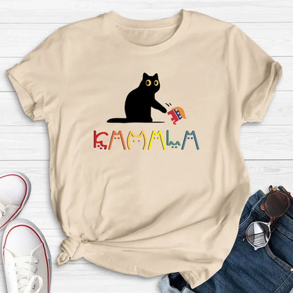 Personalized Cat Lady T-shirt/Long Sleeve/Sweatshirt/Hoodie - Gift Idea For Cat Lover