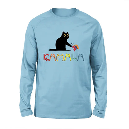Personalized Cat Lady T-shirt/Long Sleeve/Sweatshirt/Hoodie - Gift Idea For Cat Lover