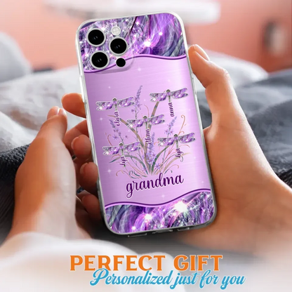 Custom Personalized Grandma Phone Case - Gift Idea For Grandma/ Mom - Case For iPhone/ Samsung