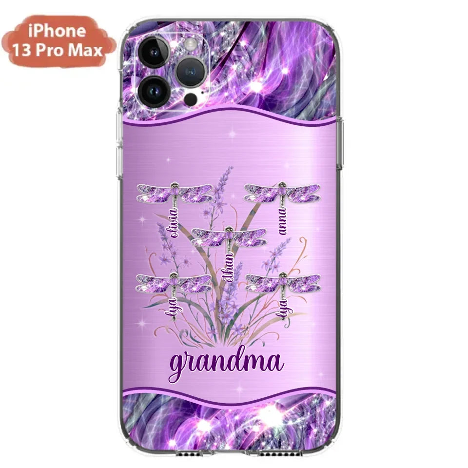 Custom Personalized Grandma Phone Case - Gift Idea For Grandma/ Mom - Case For iPhone/ Samsung