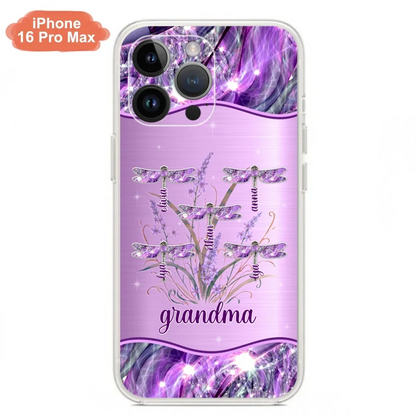 Custom Personalized Grandma Phone Case - Gift Idea For Grandma/ Mom - Case For iPhone/ Samsung
