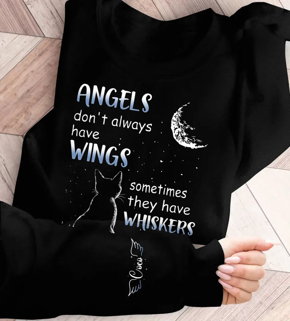 Personalized Memorial Dog/Cat AOP Sweater - Memorial Gift Idea For Pet Lover - Angels Don't Always Have Wings