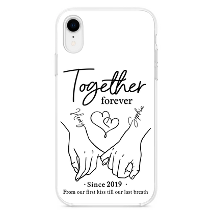 Custom Personalized Couple Phone Case For iPhone/ Samsung - Gift Idea For Couple - Together Forever