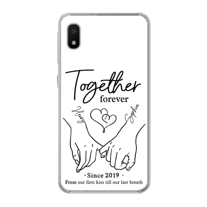 Custom Personalized Couple Phone Case For iPhone/ Samsung - Gift Idea For Couple - Together Forever