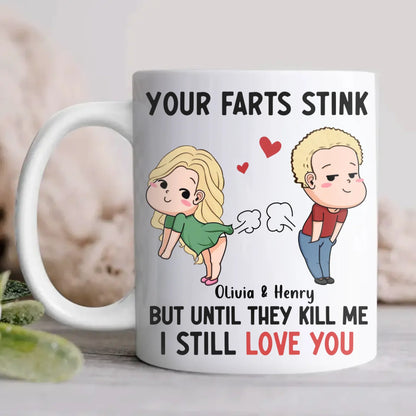 Personalized Funny Couple Coffee Mug - Funny Valentine's Day Gift For Couple