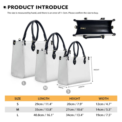 Personalized Mom Leather Handbag With Long Straps - Custom Mother's Day Gift Idea For Mom/ Grandma