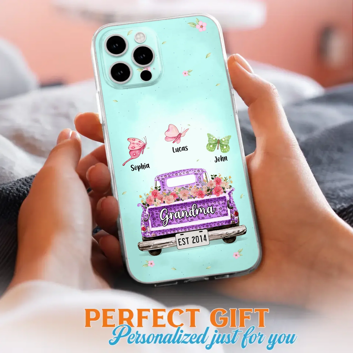 Custom Personalized Grandma Phone Case - Gift Idea For Grandma/ Mom - Case For iPhone/ Samsung