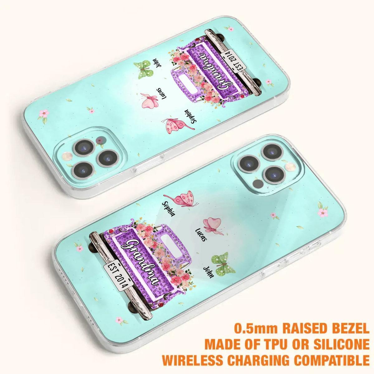 Custom Personalized Grandma Phone Case - Gift Idea For Grandma/ Mom - Case For iPhone/ Samsung