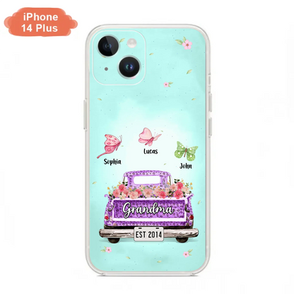 Custom Personalized Grandma Phone Case - Gift Idea For Grandma/ Mom - Case For iPhone/ Samsung