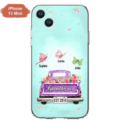 Custom Personalized Grandma Phone Case - Gift Idea For Grandma/ Mom - Case For iPhone/ Samsung