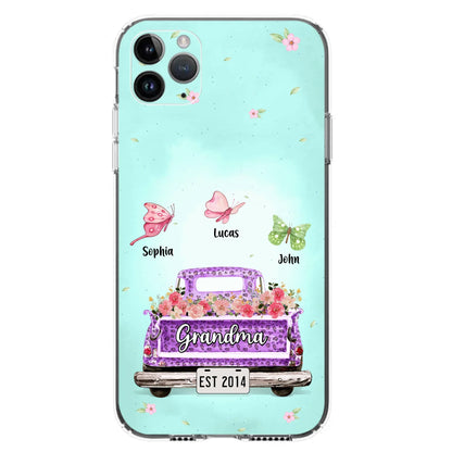 Custom Personalized Grandma Phone Case - Gift Idea For Grandma/ Mom - Case For iPhone/ Samsung