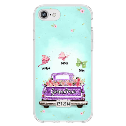 Custom Personalized Grandma Phone Case - Gift Idea For Grandma/ Mom - Case For iPhone/ Samsung