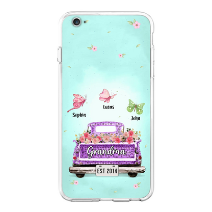 Custom Personalized Grandma Phone Case - Gift Idea For Grandma/ Mom - Case For iPhone/ Samsung