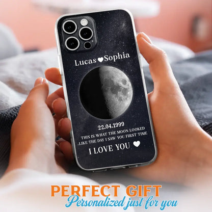 Custom Personalized Moon Phase Phone Case - Gifts for Birthday and Anniversary