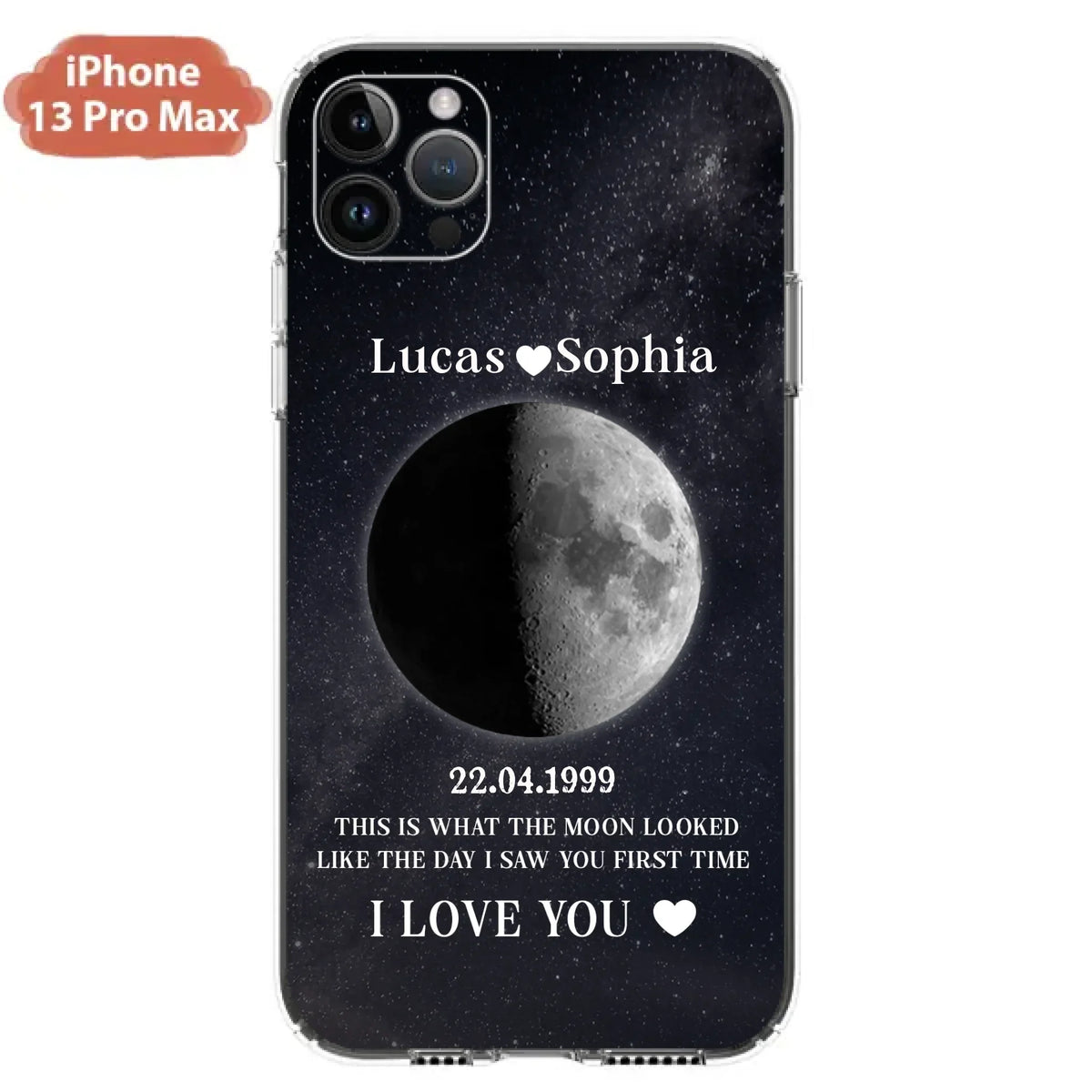Custom Personalized Moon Phase Phone Case - Gifts for Birthday and Anniversary